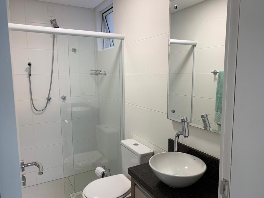 Apartamento De Frente Para Piscina, Com Vista Para O Mar Apartment Florianopolis Ngoại thất bức ảnh